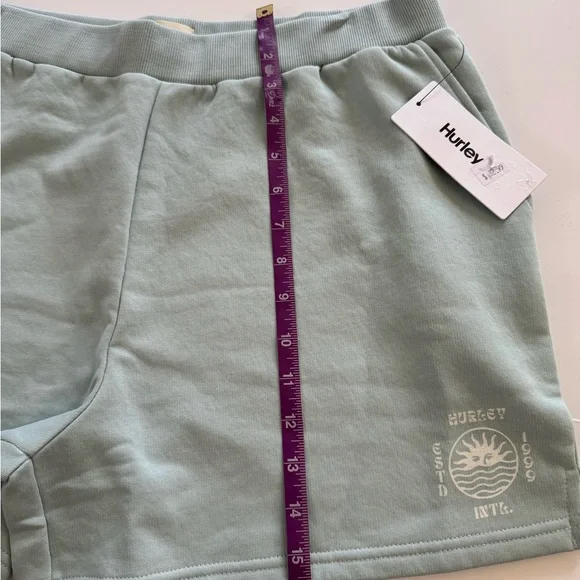 Hurley Women's Seafoam Athletic Shorts - Picture 5 of 7